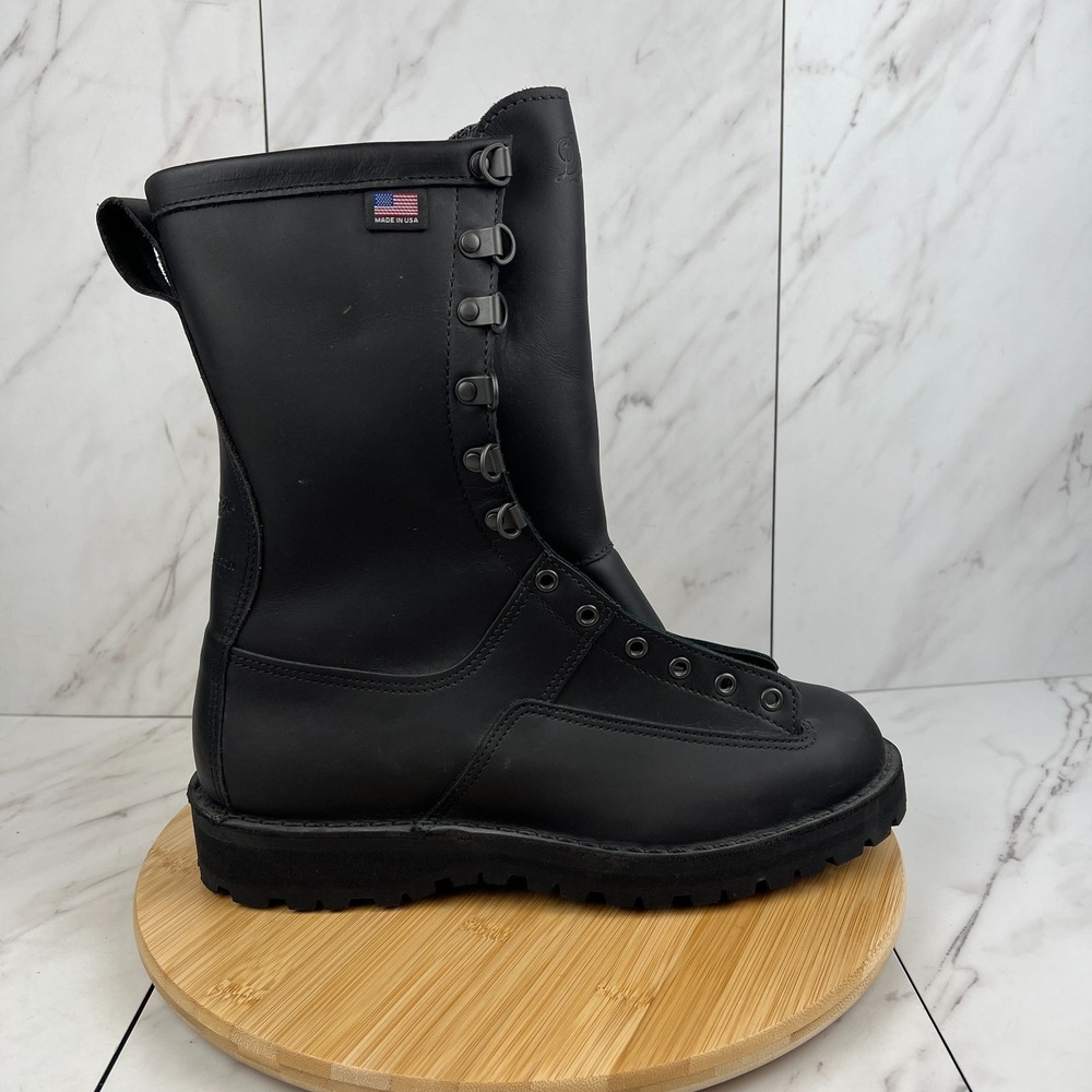 Danner Fort Lewis 10" Mens Size 9.5 EE WIDE Black Gore-Tex Waterproof Boot 29110